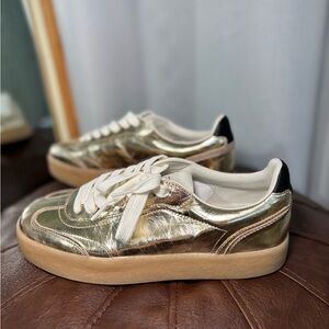 Steve Madden Lux Gold Sneakers